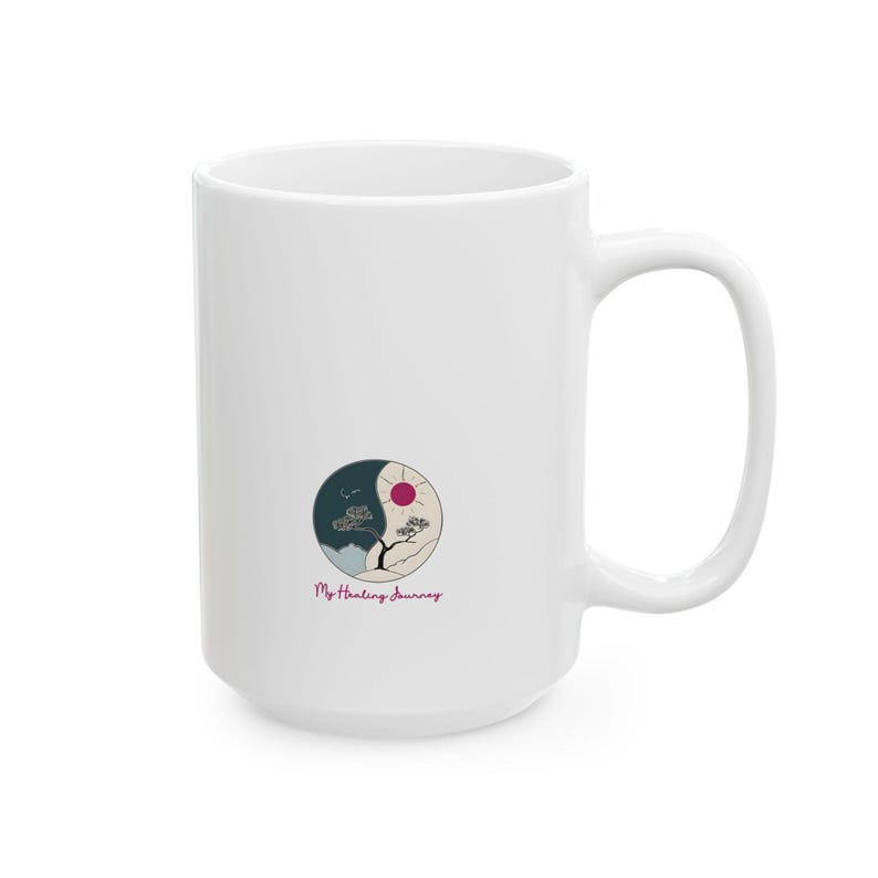 Yoga Girl Meditation Mug, Funny Manifest Self Care Coffee Gift Cup image 4
