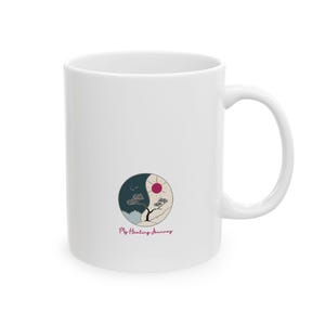 Yoga Girl Meditation Mug, Funny Manifest Self Care Coffee Gift Cup image 3