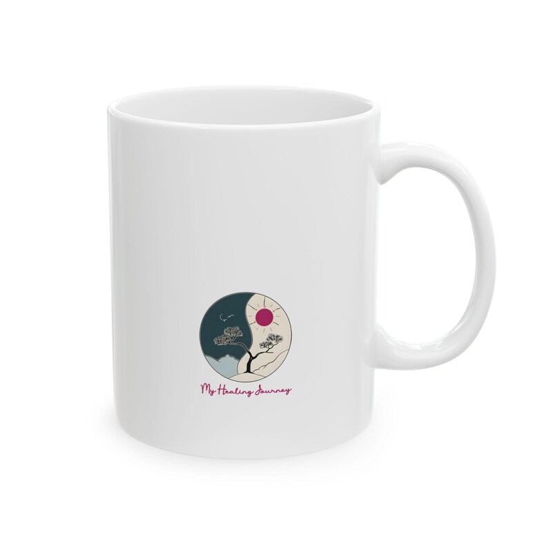Yoga Girl Meditation Mug, Funny Manifest Self Care Coffee Gift Cup image 3