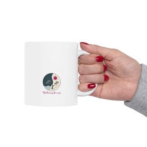 Yoga Girl Meditation Mug, Funny Manifest Self Care Coffee Gift Cup image 7