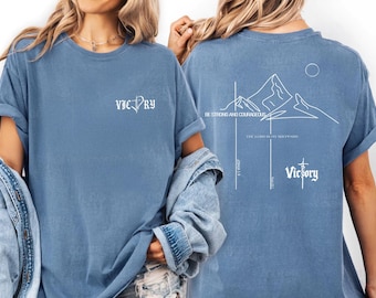 Custom Color Christian T-Shirt: Faith & Victory Design