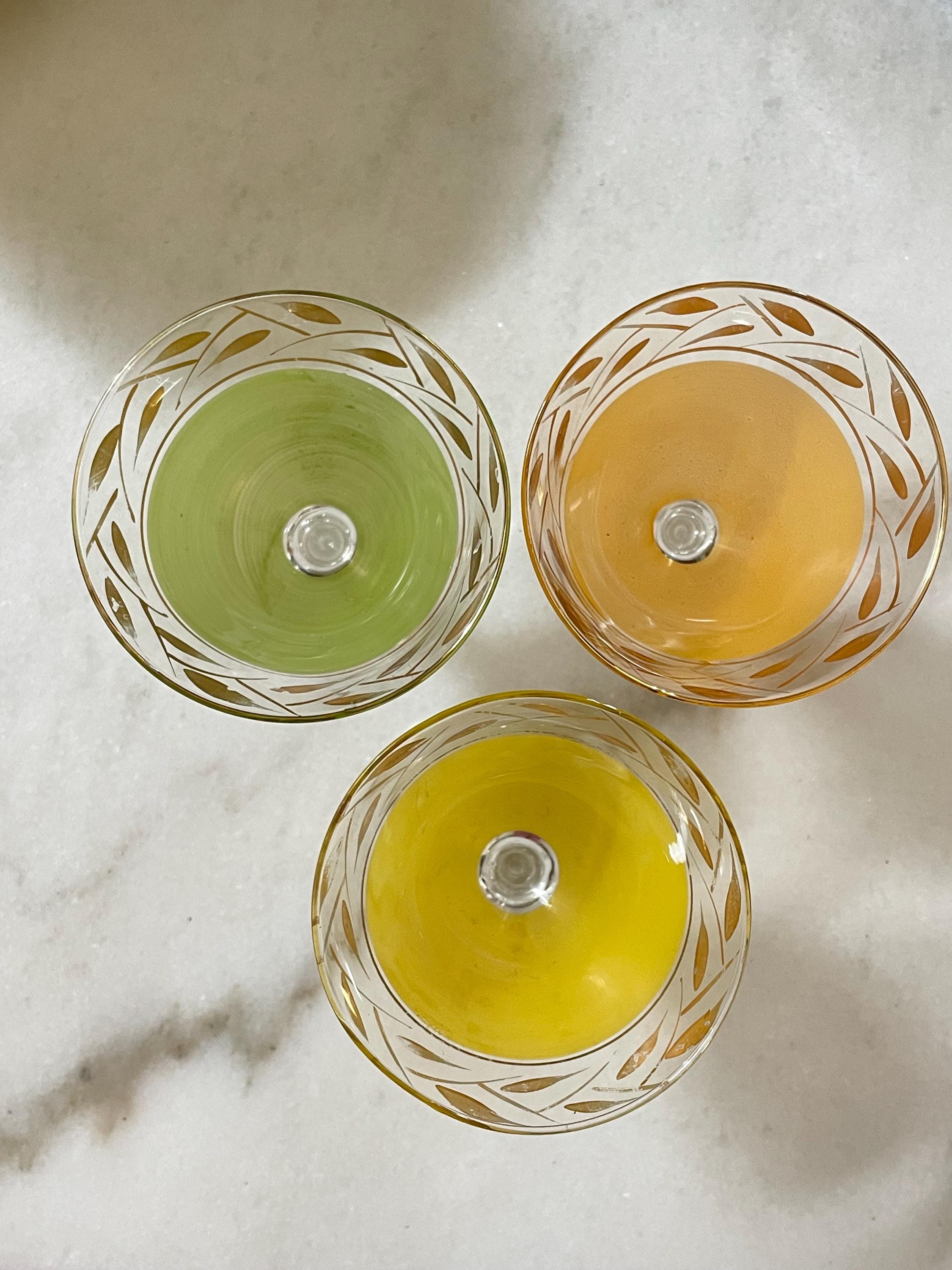 Casa Padrino Set Di 6 Bicchieri Da Liquore Barocco Di Lusso Oro 5 5 X A 17 Cm Bicchieri Da Liquore Fatti E Incisi A Mano Accessori Per Hotel E Ristoranti Qualita Di Lusso