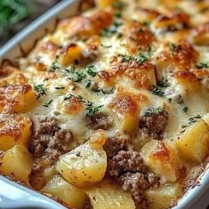 La mejor receta de cazuela de papas y hamburguesas, descarga de recetas, receta fácil, libro de recetas familiares, recetas familiares