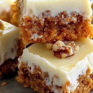 Carrot Cake Bars Recipe: Cream Cheese Frosting (PDF Download