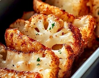Coliflor asada crujiente y dorada: receta fácil para toda la familia (Descargar PDF)