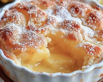 Magic Lemon Cobbler  |Printable PDF, Easy Dessert (Digital Download)