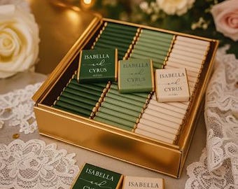 50 Pcs Wedding Chocolate, Wedding Chocolate Favors, Customized Chocolate, Wedding Favors, Engagement Chocolate, Favors For Guests
