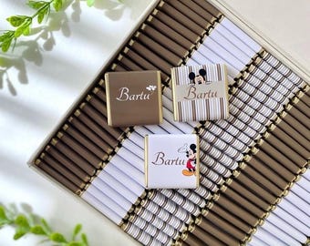 Baby Shower Chocolate Favors for Guests, Baby Shower Chocolate Favors, New Born Favors, Personalized Chocolate Favors, Baby Shower Gift