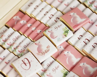 Baby Shower Chocolate Favors for Guests, Baby Shower Chocolate Favors, New Born Favors, Personalized Chocolate Favors, Baby Shower Gift