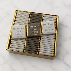50 Pcs Wedding Chocolate, Wedding Chocolate Favors, Customized Chocolate, Wedding Favors, Engagement Chocolate, Favors For Guests Chocolate Favors, Engagement Chocolate, Customized Chocolate, Favors For Guests, Gold Chocolate, Wedding Table Decor, Custom Chocolate, Favors for Wedding, Party Favors, Wedding Gift, Event Favors, Engagement favors, Wedding Chocolate
