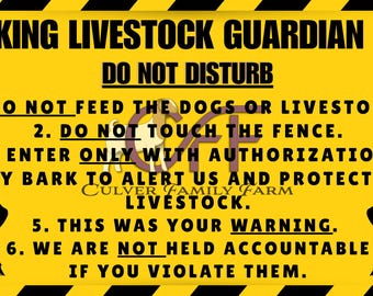 Livestock Guardian Dogs Banner, downloadable, graphic