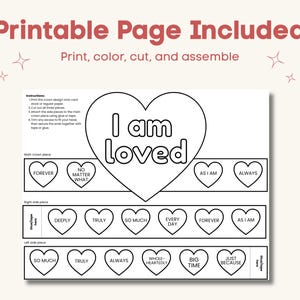 Valentine’s Day Coloring Headband for Kids | Affirmation Crown ...
