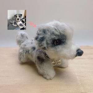 Custom plush dog doll custom pet keepsake custom dog portrait keepsake gift for dog dad keepsake for dog owner keepsake for dog gift dog mom
