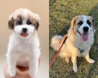 Personalisierter Häkelhund für Hundeliebhaber