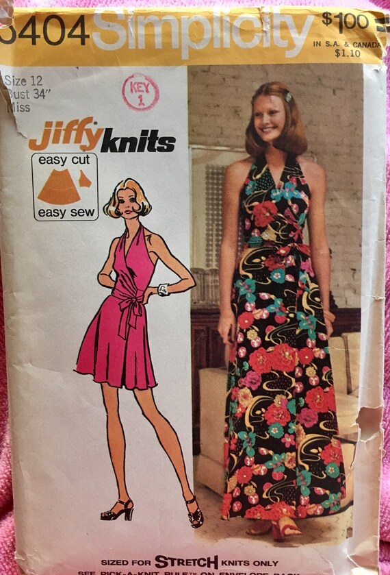 dvf wrap dress pattern
