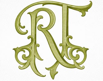 Vintage Watercolor Monogram PNG | Custom Initials Monogram | Personalized Couple Gift | Elegant Wedding Crest Design
