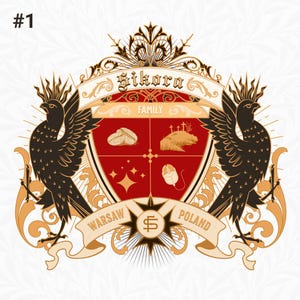 Custom Family Crest & Coat of Arms Design | Logo for Legacy, Weddings And Gifts | High-Res PNG, JPG, AI, eps