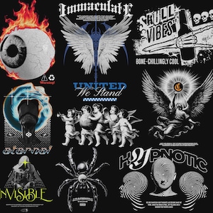 Exclusive Streetwear PNG Designs: Handpicked Premium Bundle of Trendy Urban Graphics for the Ultimate Urban Look!