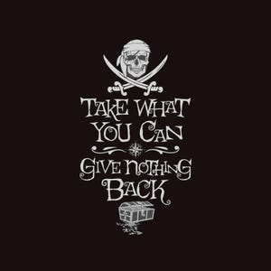 Pirates of the Caribbean SVG PNG | Take What You Can, Give Nothing Back | Cricut & Silhouette Cutting File | Instant Download