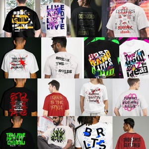 25+ Streetwear PNG Design Bundle | Urban Graphic T-Shirt Prints, Transparent Background, Digital Download for POD