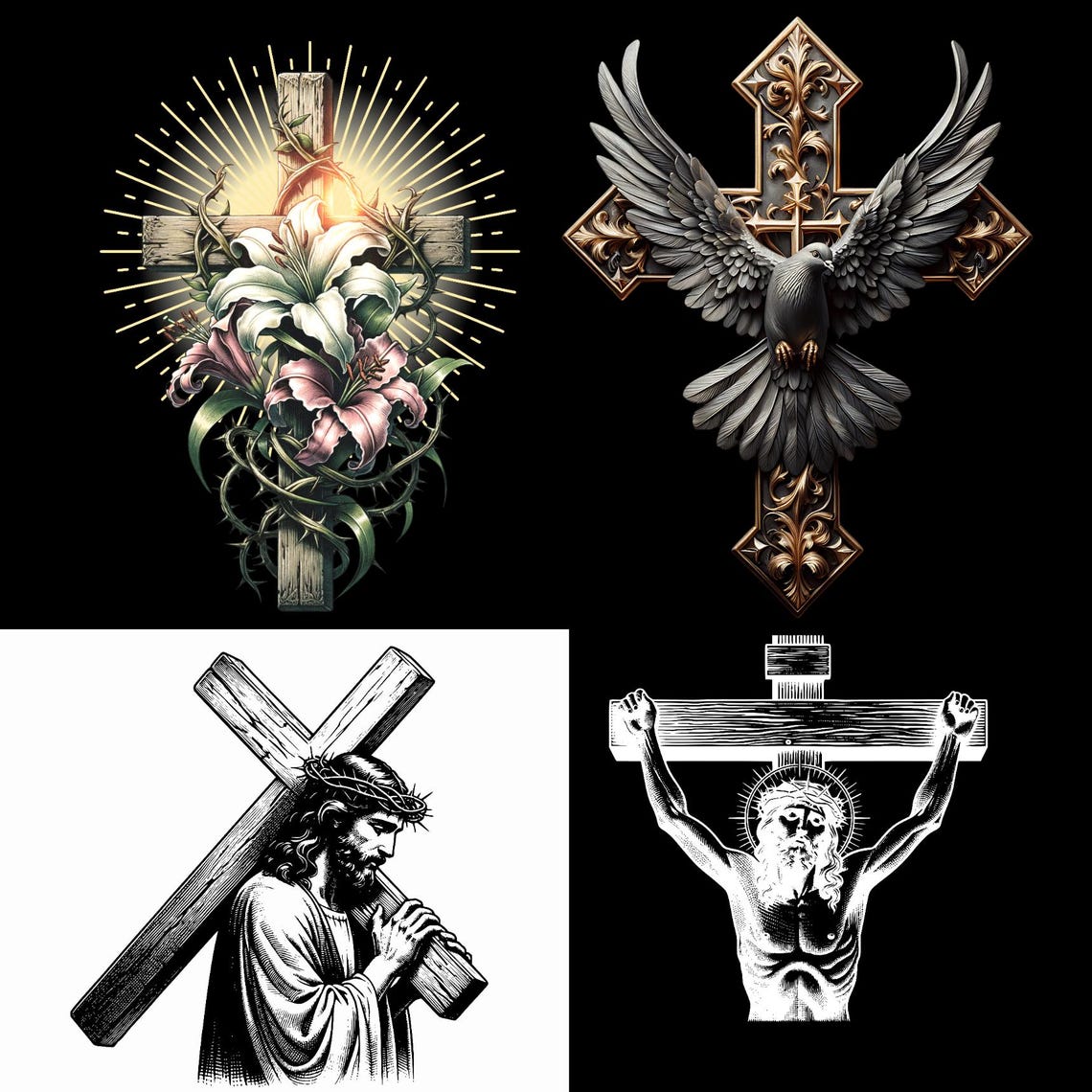Jesus Cross PNG Clipart | Christian Faith Graphic | Crucifix ...