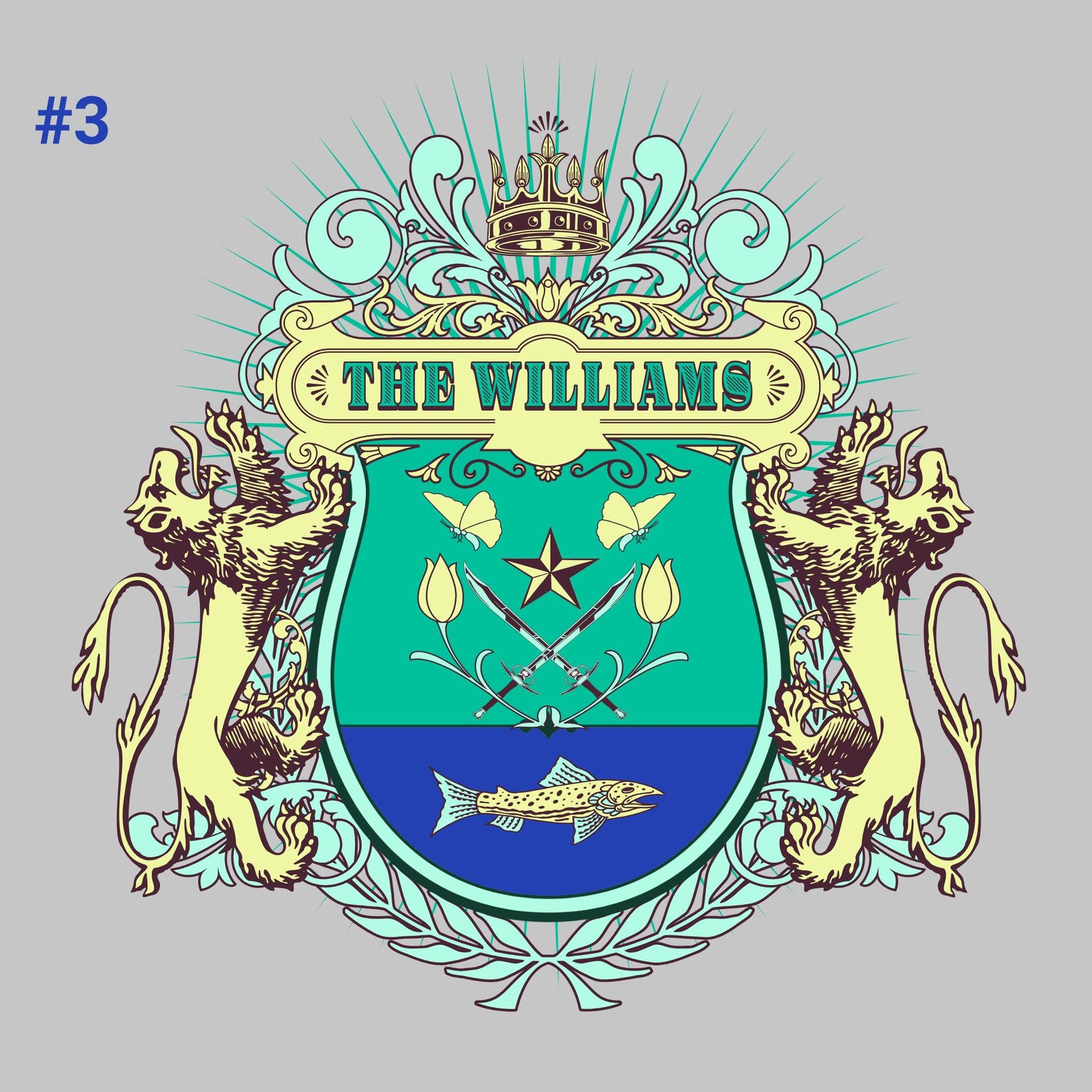 Family Crest Coat of Arms | Custom Logo Design | Family Crest - Etsy