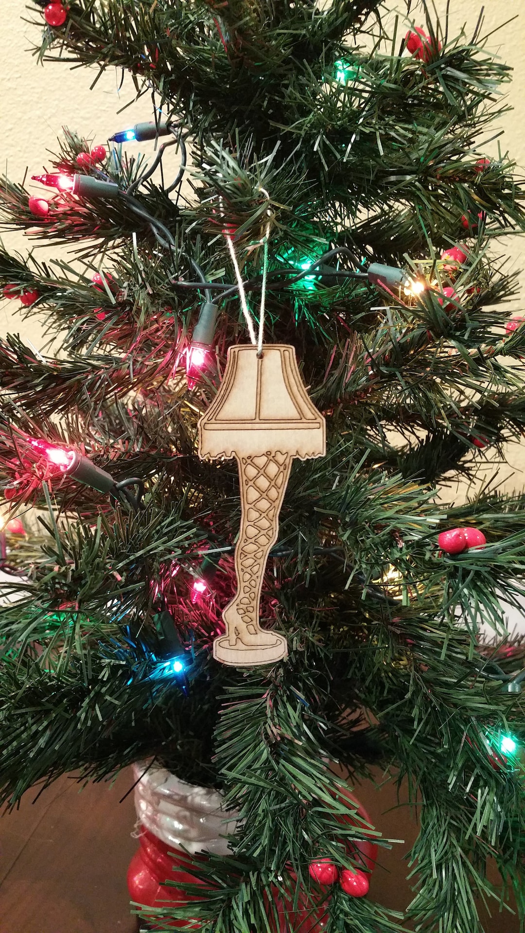 Leg Lamp Christmas Story Ornament Ralphy Holiday Bazaar Festive Tree