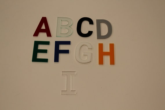 Acrylic Letters and Numbers Custom Laser Cut Capital Lower Case