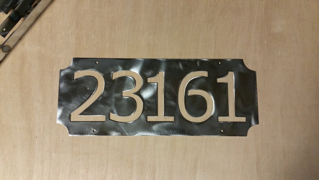 Custom House Address Sign Steel #23161 - Etsy
