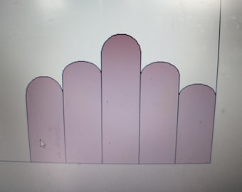 panneaux rembourrés, largeur 90 cm, hauteur maximale 60 cm