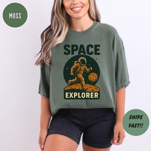 Space Explorer Shirt, Astronaut Birthday Gift, Cosmic Spaceman Apparel, Interstellar Adventure Top, Family Matching Outfit