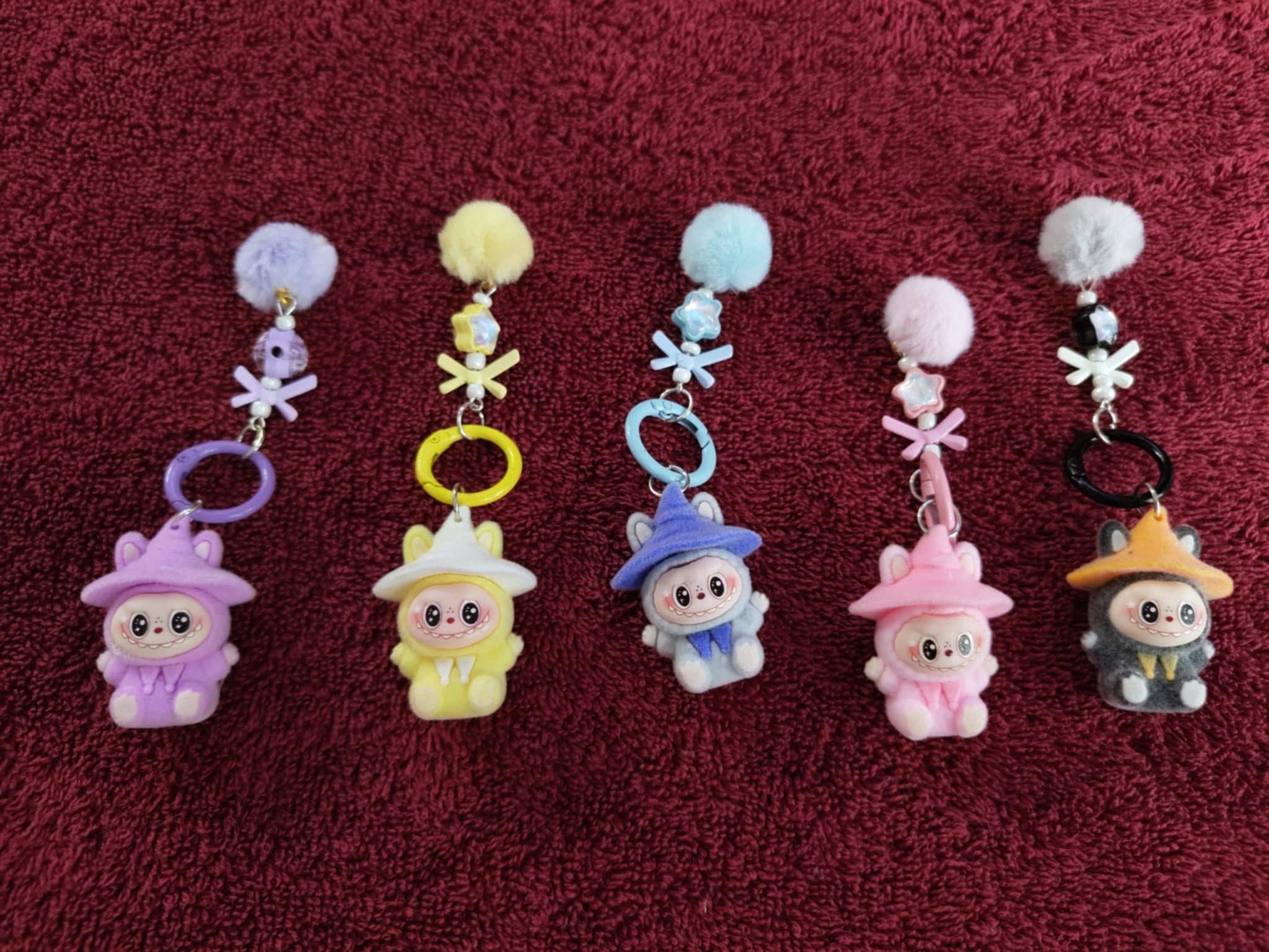 ラブブキーホルダー 楽天市場】ラブブ風 キーホルダー ストラップ : CROTECWAGON