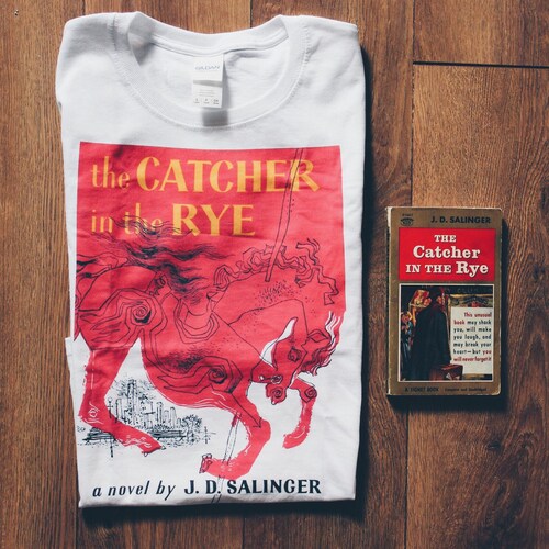 The Catcher in the Rye T Shirt Cool Book Shirt for Men Women Etsy