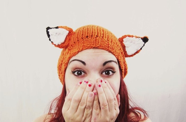 Fantastic Fox Ear Knit Hat image 2