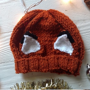 Fantastic Fox Ear Knit Hat