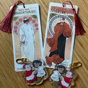 CONCLAVE 2024 Inspired Art Nouveau Lawrenitez Bundle (Charm with Bookmark Bundle)