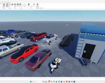 19 Car Roblox pack Truck Trailers Chargers & More.