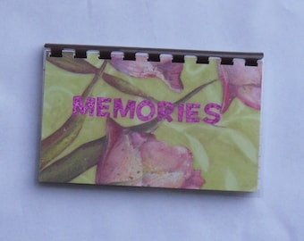 SALE ITEM Priced as marked Handmade "Memories" Blank Recipe book