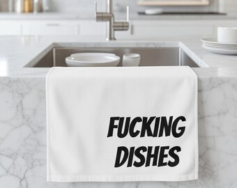 Funny Kitchen Hand Towel | Sassy Dish Cloth