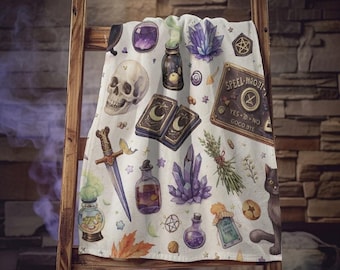 Witchy Potion Hand Towel | Spooky Halloween Decor