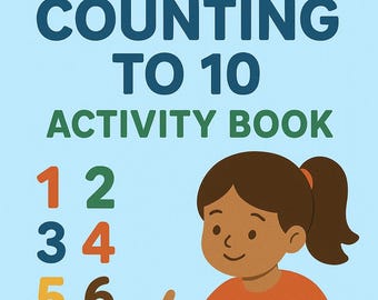Counting to 10 Activity Pack – Preschool & Kindergarten Printable (PDF Download)