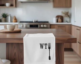 What The Fork Hand Towel | Funny Kitchen Tea Towel