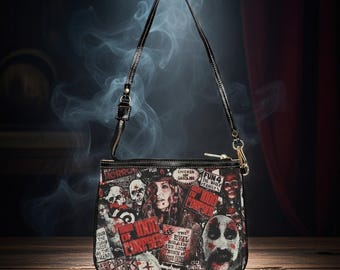Bolso de hombro de La Casa de los 1000 Cadáveres: bolso bandolera de película de terror