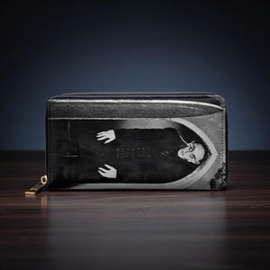 Nosferatu Gothic-portemonnee met ritssluiting: dubbelzijdig accessoire voor horrorfilms