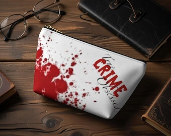 Pochette True Crime Obsessed / Pochette da polso in similpelle