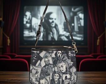 Spooky Character Shoulder Bag: Halloween Fashion Purse