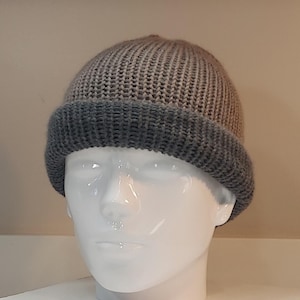Omkeerbare alpaca beanie – 2-in-1 streetwear essential voor op reis