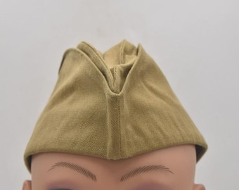 Soviet Army Military Cap USSR Pilotka 1977 Size 57 Vintage Uniform Hat