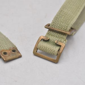 Belgian Army 37 Pattern Utility Straps x2 Military Webbing Surplus