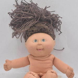 Vintage 1990 Hasbro Crimp ‘n’ Curl Cabbage Patch Kids Doll First Edition 36cm